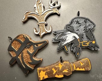 Ambientador para coche con forma de cabeza de pato hecho a mano: Regalo para cazadores, ambientador para vehículos