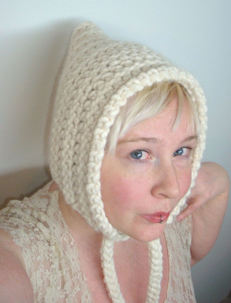 Crochet Pixie Hat Pattern PDF Elf Hood Etsy