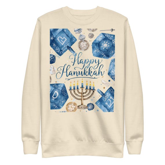 Happy Hanukkah Unisex Premium Sweatshirt