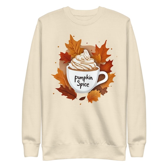 Pumpkin Spice Cotton-Blend Unisex Sweatshirt
