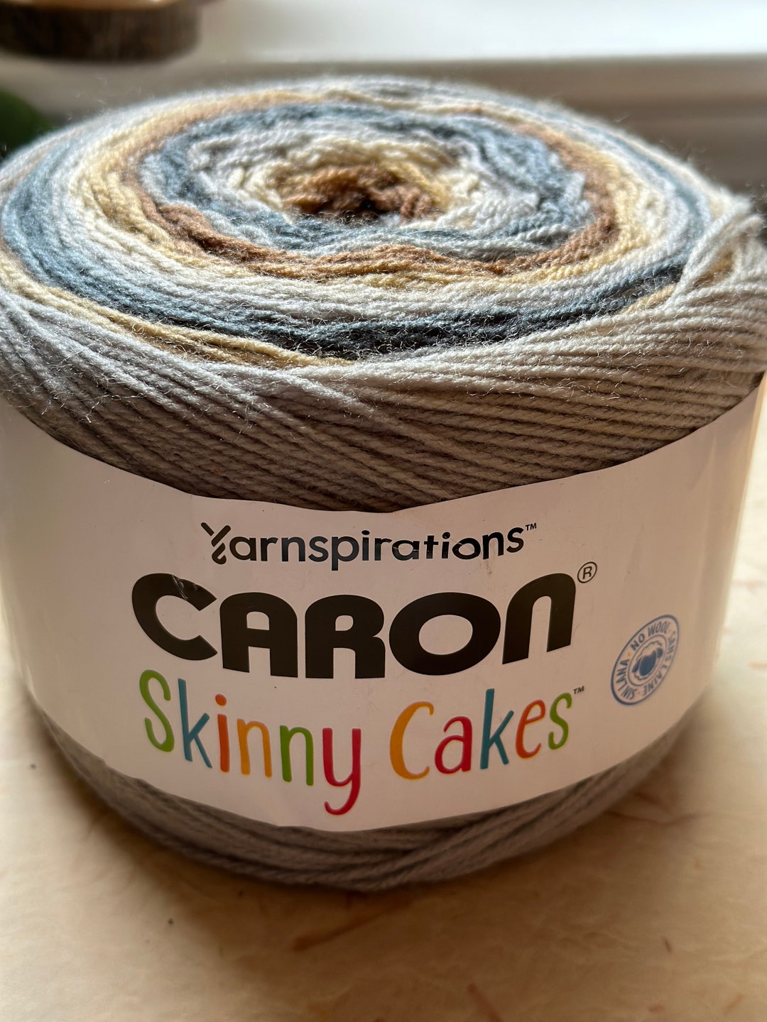Caron Yarn Skinny Cakes Tiramisu Yarnspirations 100 Acrylic Etsy