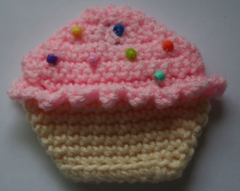 Cupcake Coin Purse-  CROCHET PATTERN - Instant Download