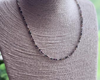 Earthtones Seed Bead Necklace Lanyard Earrings BoHo ID Badge Retractor Minimalist Festival Jewelry Trending Beige Cream Coffee Tan Green