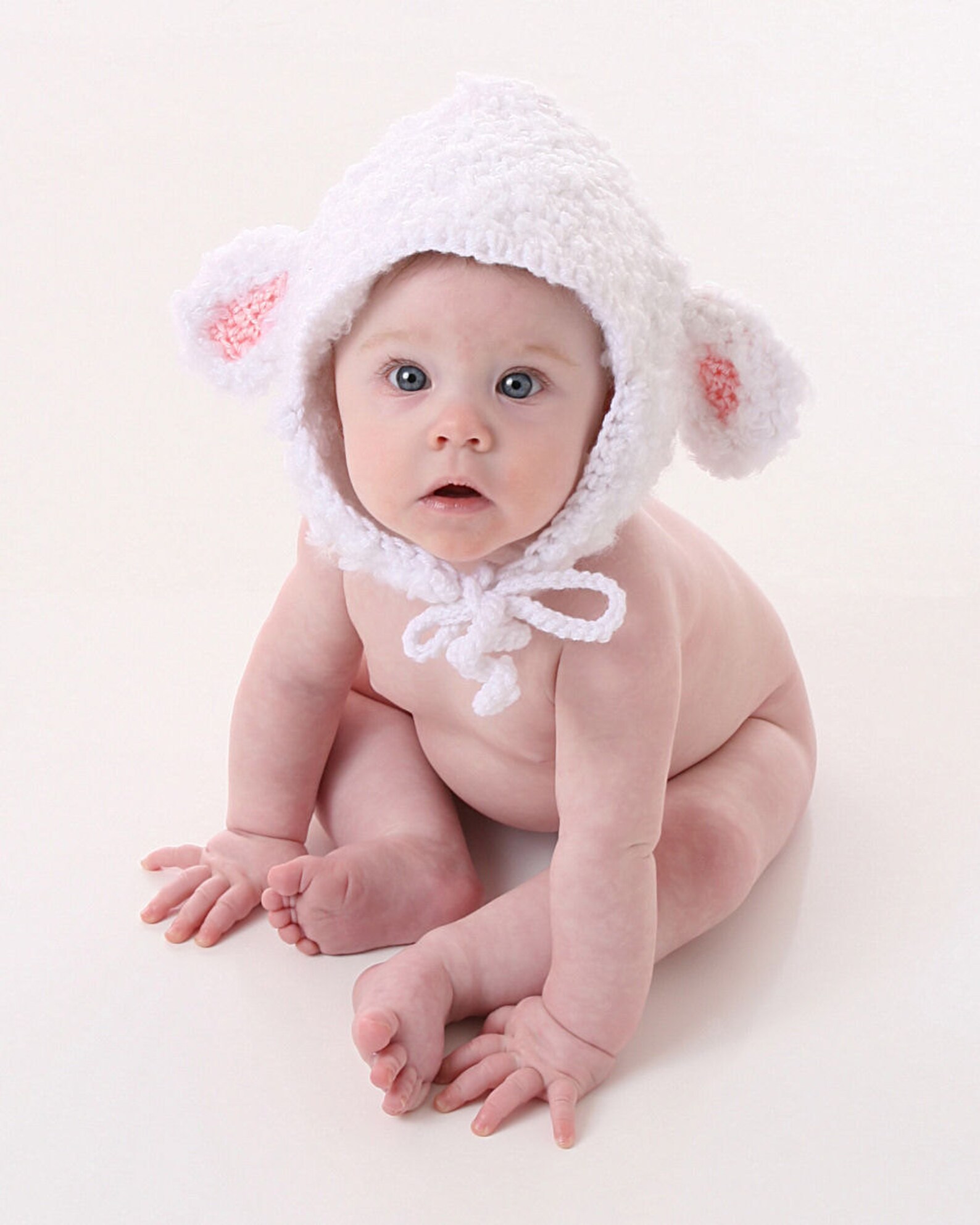 Cute Lamb Hat Crochet Pattern Instant Download Etsy