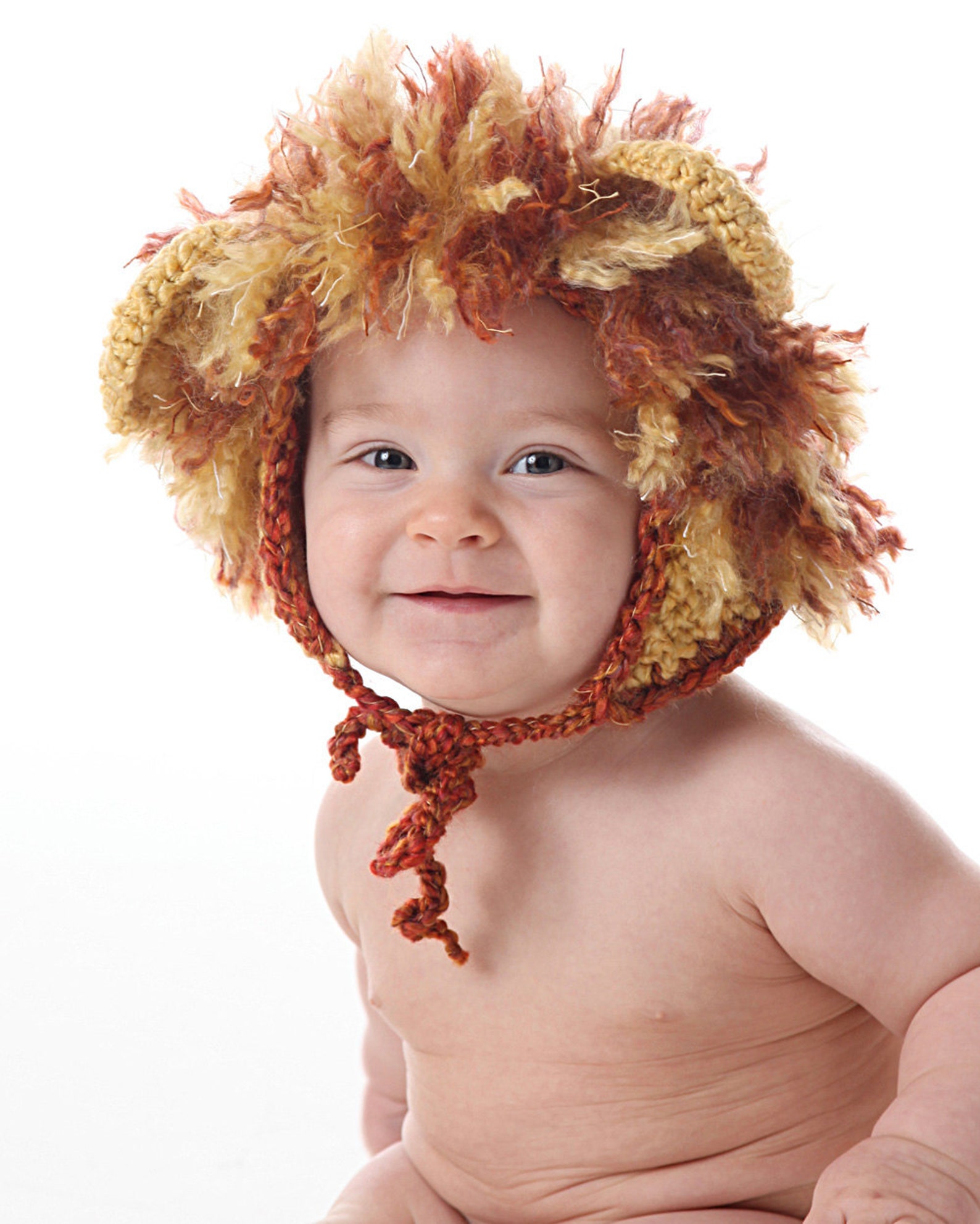 Cute Lion Hat Crochet Pattern Instant Download Etsy
