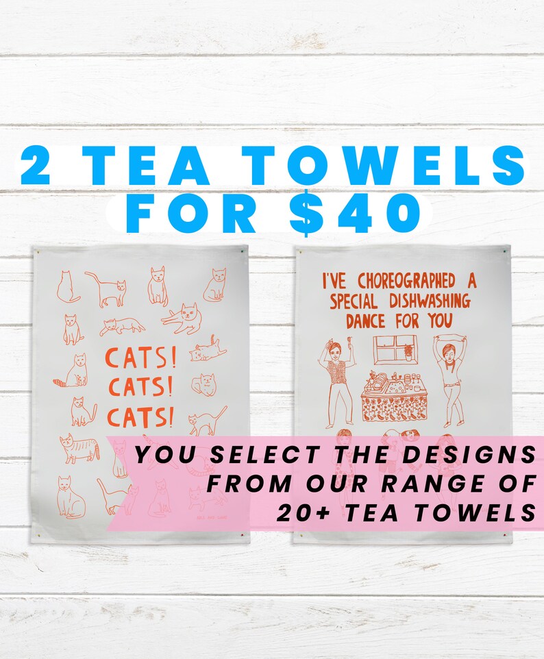 2 Tea Towels Bulk Discount Linen Tea Towel Kitchen Towel Etsy