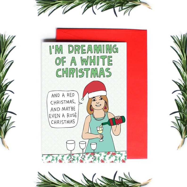 Christmas Cards I'm Dreaming of A White Christmas Etsy Australia