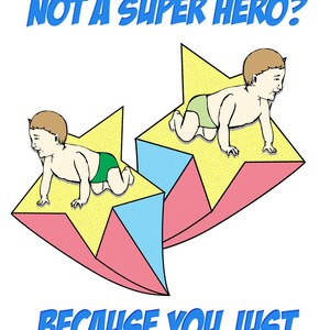 New Twins Baby Card Are you sure you're not a superhero, because you just made two people image 3