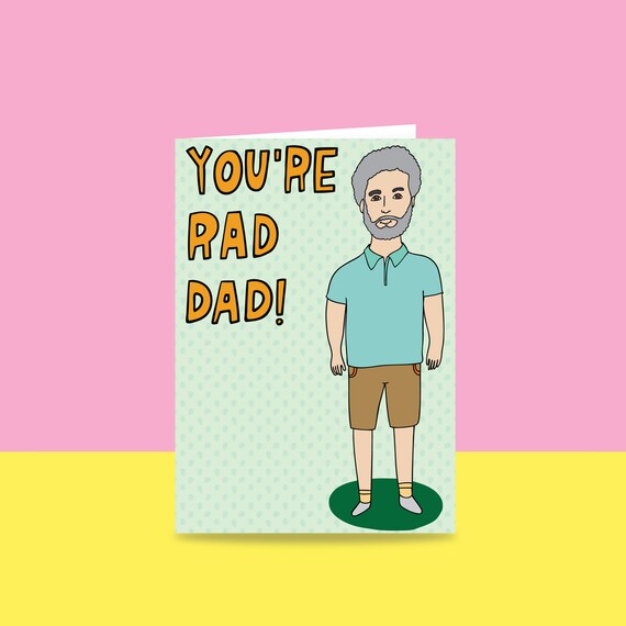 Father's Day Card You're Rad Dad | Etsy