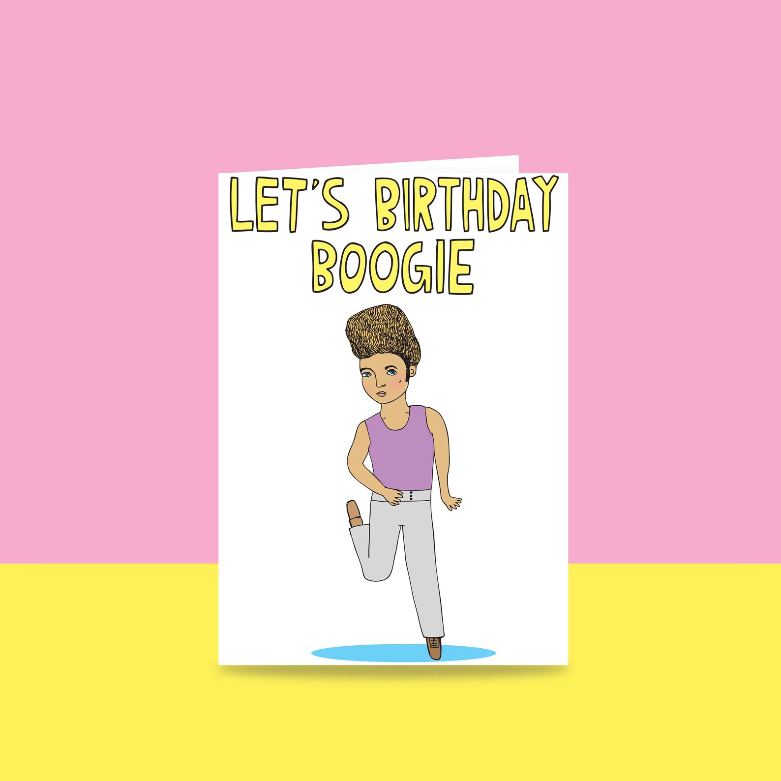 Birthday Card Let’s Birthday Boogie BOY VERSION - Etsy