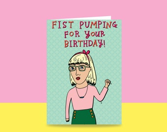 Birthday Card - Fist Pumping For Your Birthday