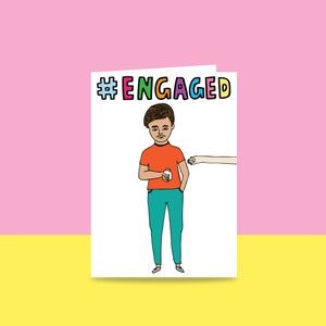 Engagement Card - Hashtag Engaged