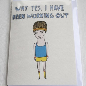 Greeting card I only date you for your personality image 3