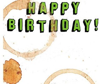 Birthday Card - It was the last card left in the shop