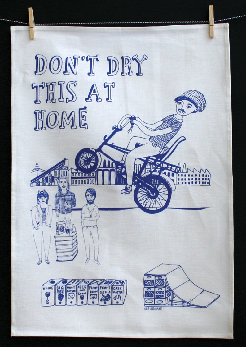 Tea Towel Don't Dry This at Home Etsy