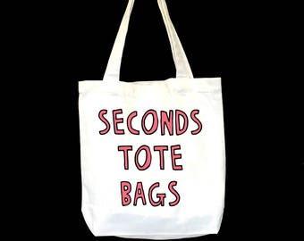 Seconds Tote Bag - Choose Your Design