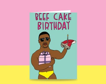 Birthday Card - Beef Cake Birthday