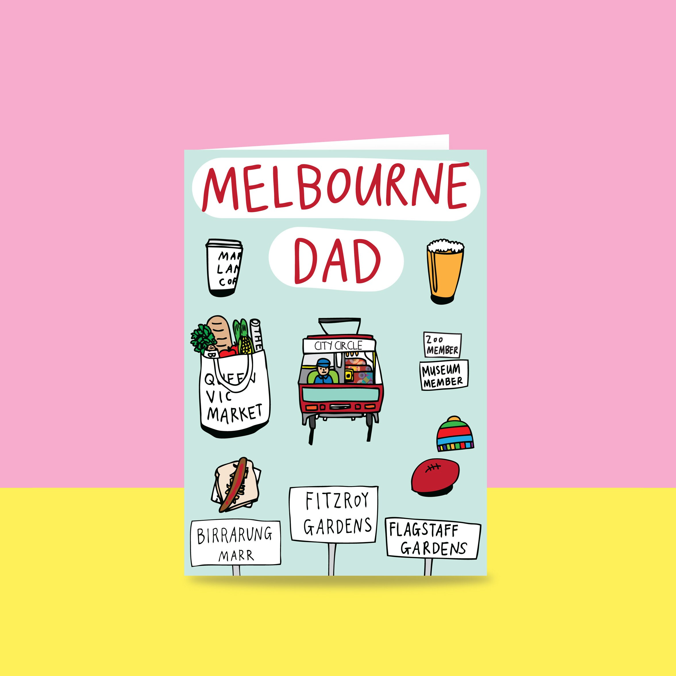 Father's Day Card Melbourne Dad Etsy Australia