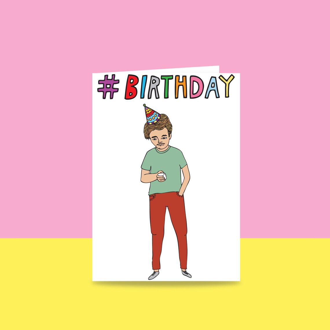 Birthday Card Hashtag Birthday - Etsy