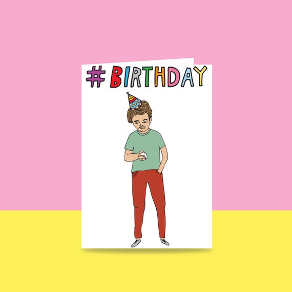 Birthday Card Hashtag Birthday | Etsy