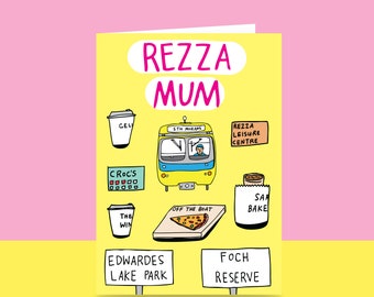 Carte fête des Mères - Rezza Mum