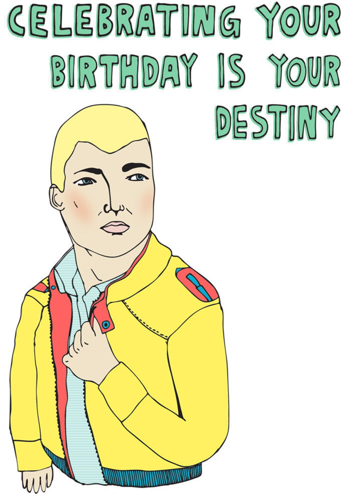 Birthday Card Celebrating Your Birthday is Your Destiny - Etsy