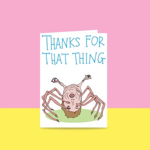 Thank You Card - Thanks For That Thing