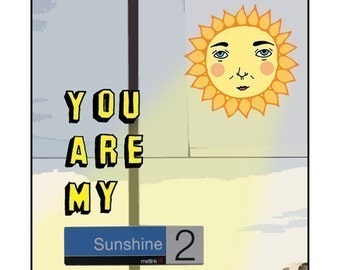 Melbourne Card - You Are My Sunshine