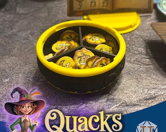 Quacks of Quedlinburg Storage Caldrons, Token Holder Stand, Organizer Trays for Quacks Board Game & Expansions, Herb Witches
