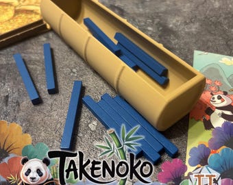 Takenoko irrigation channel Tray, upgrade Kit, board game accessories, Water Token Storage Container for Takenoko Boardgame
