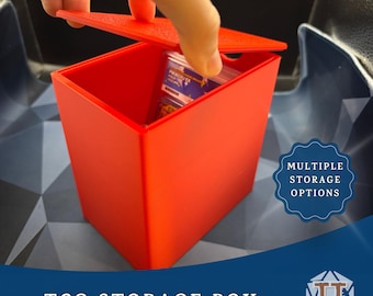 Caja de almacenamiento de cartas, funda protectora para cartas clasificadas, toploaders y más. Estuche protector para cartas coleccionables. Ideal para regalar a Pokémon TCG, Magic, Lorcana y Yu-Gi-Oh!.