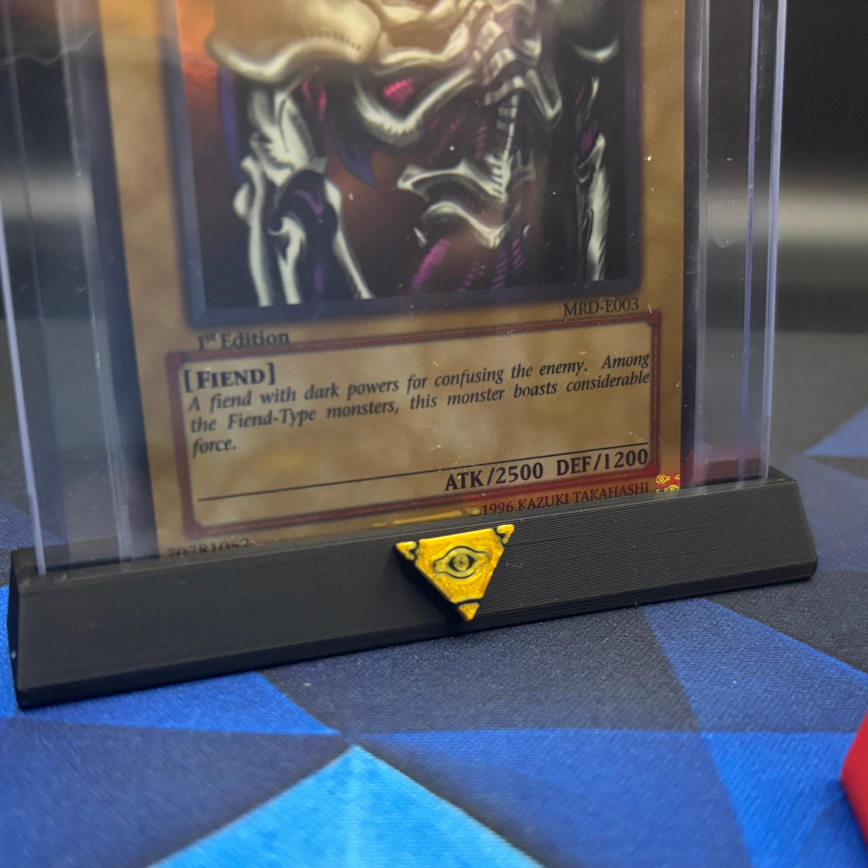 yugioh card stand Amazon.com: Acrosia 3 Egyptian God Cards Display Stand,Compatible with Yugioh  Cards Slifer/Obelisk/Ra,Acrylic TCG Legendary Collection Frames (Blue) :  Toys & Games main image 0