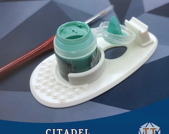 Portapinturas Citadel antivuelco, soporte antiderrames, herramienta para pintores en miniatura, organizador para miniaturas y modelismo.