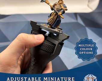 Mini Painting Handle, Mini Painting Grip Holder, Miniature Hobby Tool, Wargaming Game Accessory