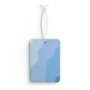 Car Air Freshener - Blue Wave Watercolor Aesthetic, Car Diffuser Scent, Car Fragrance, Vehicle Decoration, Cute Car Gift