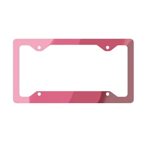 Stylish Metal License Stripped Plate Frame for Unique Personalization, Car Accessory, Gift for Car Enthusiasts, Perfect for Holidays