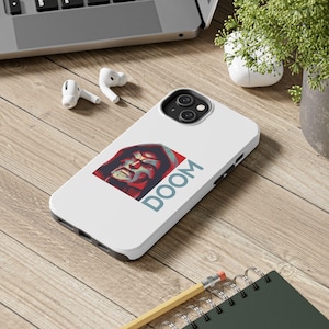 Epic Doom Phone Case, Tough Case for Gamers, Stylish Tech Accessory, Unique Gift for Birthdays, Video Game Merchandise