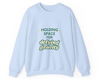 Wicked trotzen der Schwerkraft Rundhals-Sweatshirt, Theater-Liebhaber-Kleidung, Theater-Geek-Sweatshirt, Theater-Geek-Sweatshirt, Theater-Liebhaber-Geschenk