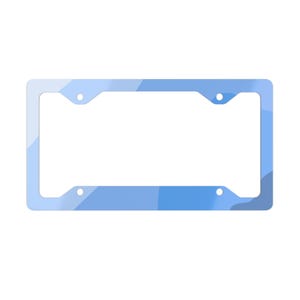 Stylish Metal License Stripped Plate Frame for Unique Personalization, Car Accessory, Gift for Car Enthusiasts, Perfect for Holidays
