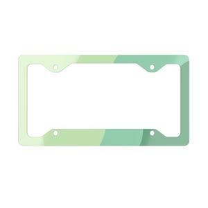 Stylish Metal License Stripped Plate Frame for Unique Personalization, Car Accessory, Gift for Car Enthusiasts, Perfect for Holidays