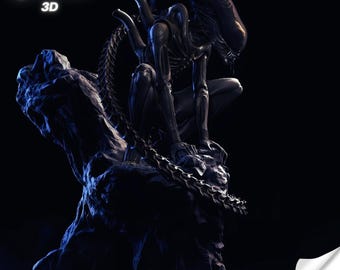 エイリアンコレクション ゼノモーフランナー ポーズ可能 7インチ