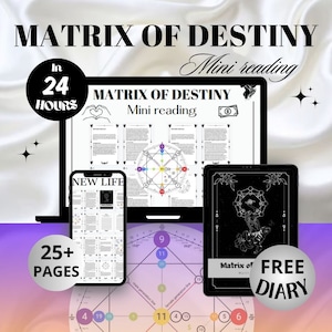 MATRIX DESTINY - Mini reading | Numerology Analysis in 24HR