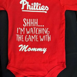 Phillies Fan onsies red