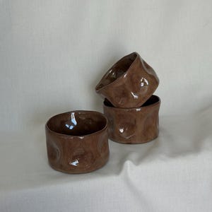 Crush Gloss Cup, handgjord keramikmugg med glansig finish, 300 ml (10 oz) kaffekopp, hantverkskeramik, mikrovågssäker