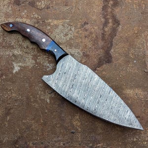Hand Forged Chef Knife Custom Kitchen Knife Damascus Steel Knife Chopper Knives Birthday Gifts Groomsmen Gifts Mothers Day Gifts