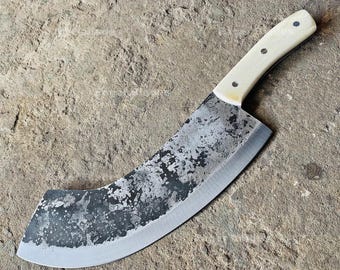 Türkisches Wieselmesser Großer Zerhacker Türkischer Stil Hackbeil Fleisch Veggies Hackmesser Personalisiertes JahrestagUnabhängigkeitstag Geschenk
