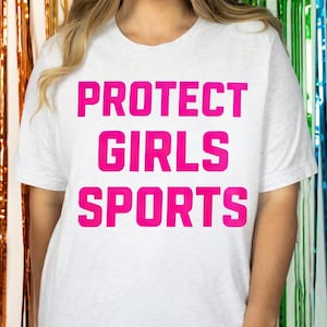 Comfort Colors® Protect Girls Sports Shirt, Womens Sports T-Shirt, Girls in Sports Shirt, Female Athletes Tee, Gifts for Women