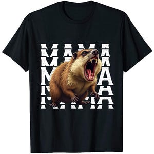 Funny Rock Hyrax Fire Meme Tee Shirt Gift for Woman and Man, Stupid Gifts, Cringe T-shirt, Ugly Shirts, Unhinged Clothes, Inappropriate Tees