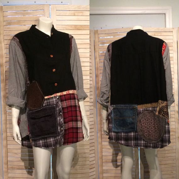 flannel caftan