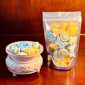 Scented Soy Wax Melts: Spring Bugs & Flower Shapes